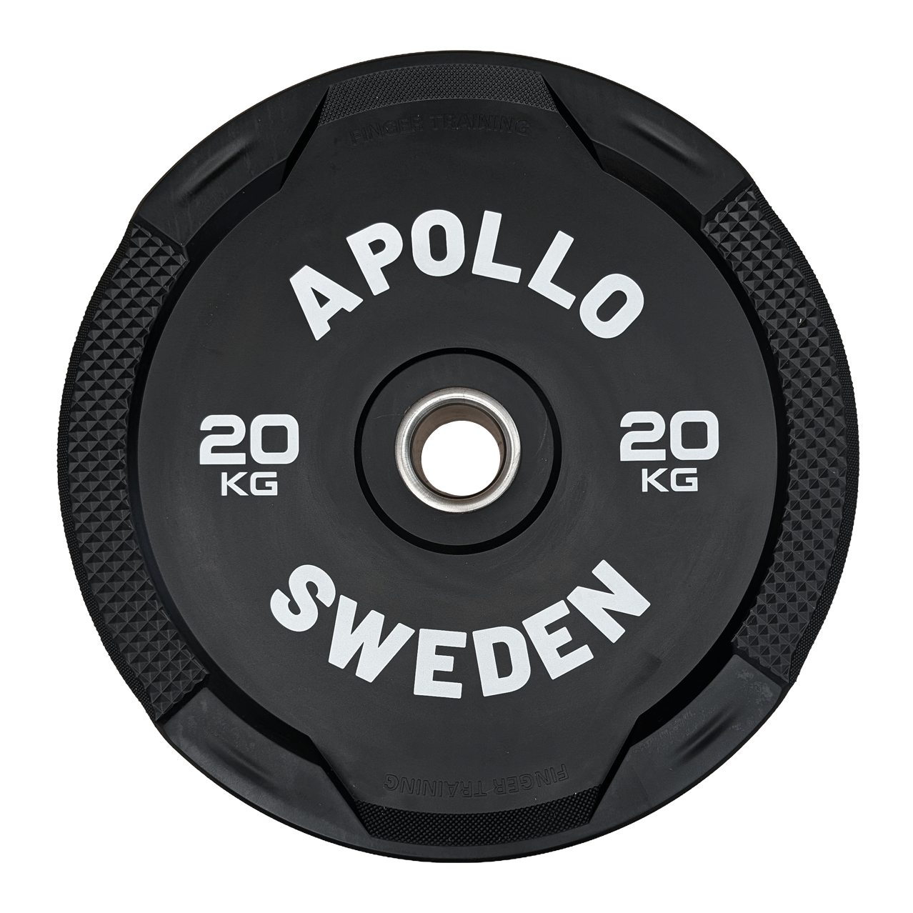 Apollo Bumper Plate Svart 20 kg - Easy Grip
