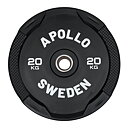 Apollo Bumper Plate Svart 20 kg - Easy Grip