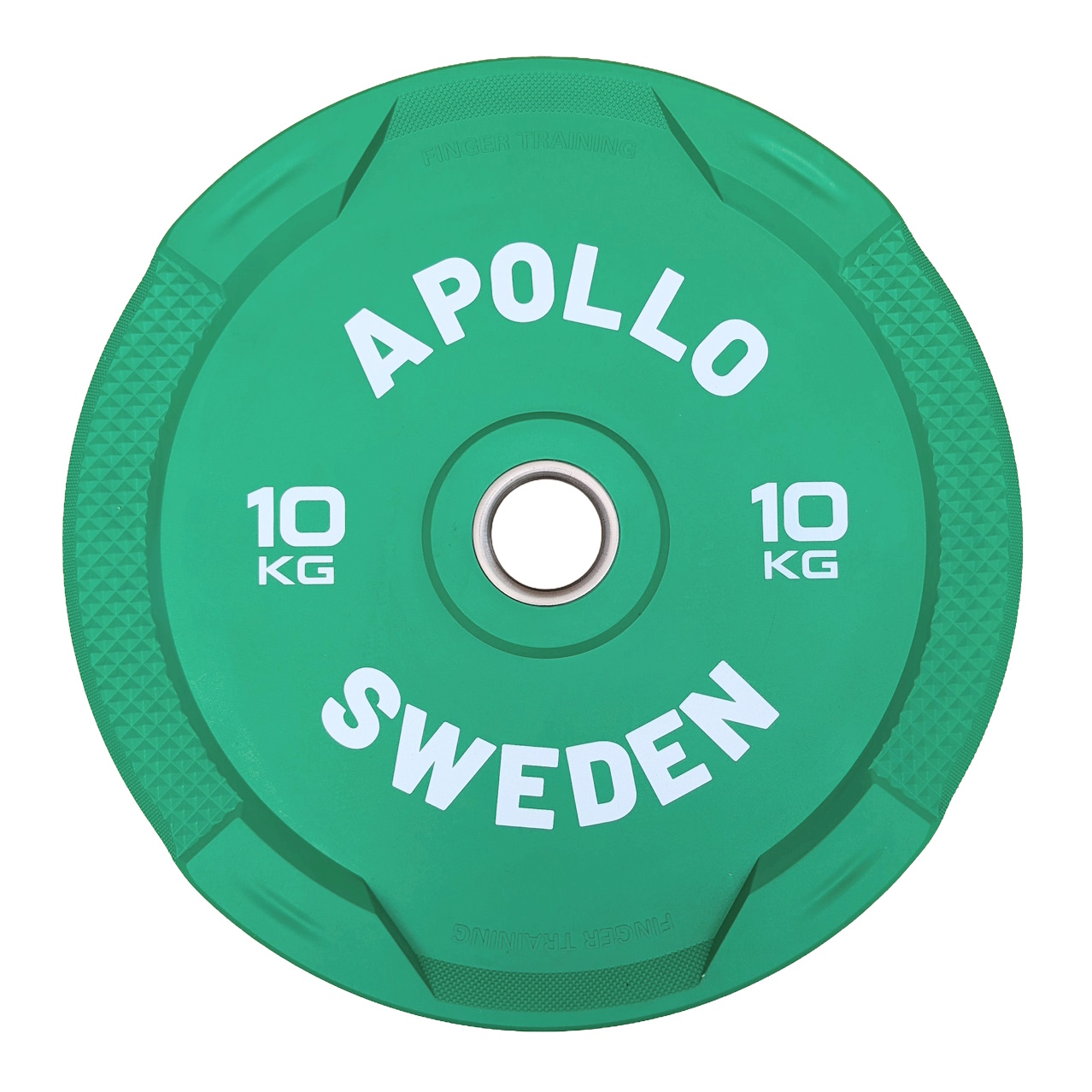 Apollo Bumper Plate Grön 10 kg - Easy Grip