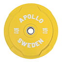 Apollo Bumper Plate Gul 15 kg - Easy Grip