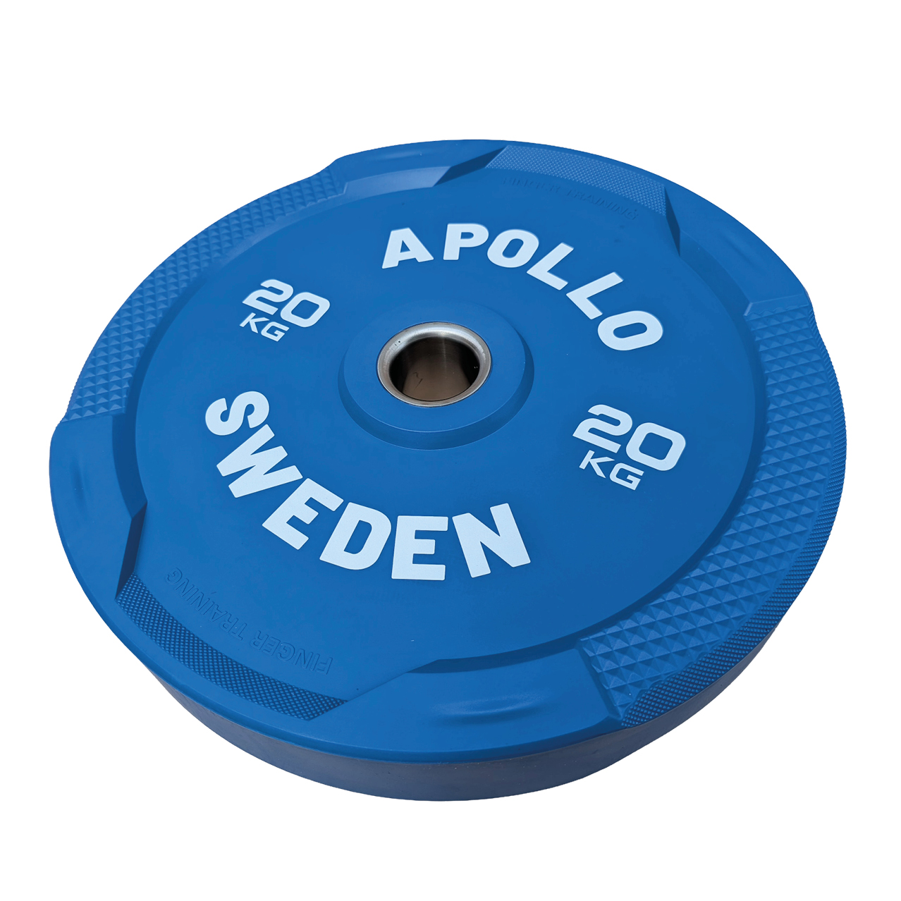 Apollo Bumper Plate Blå 20 kg - Easy Grip - 2