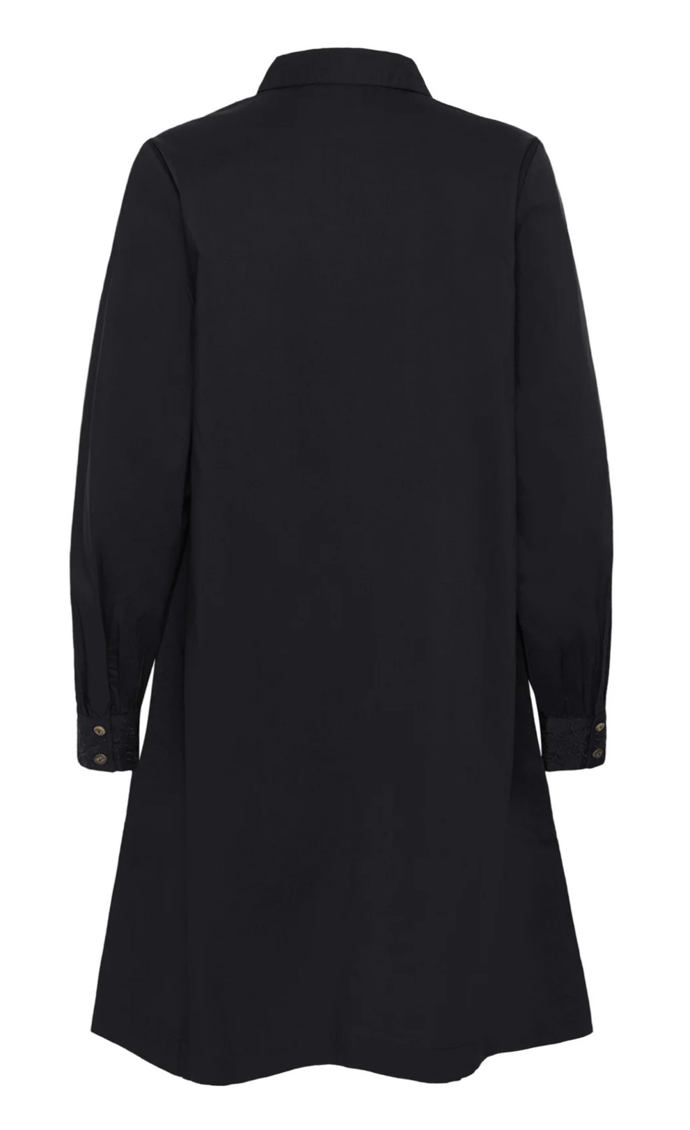Cream Leli Shirt Dress Black - 4
