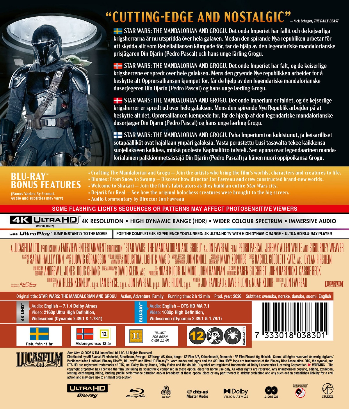 Star Wars: The Mandalorian And Grogu (4K Ultra HD + Blu-ray) - 2