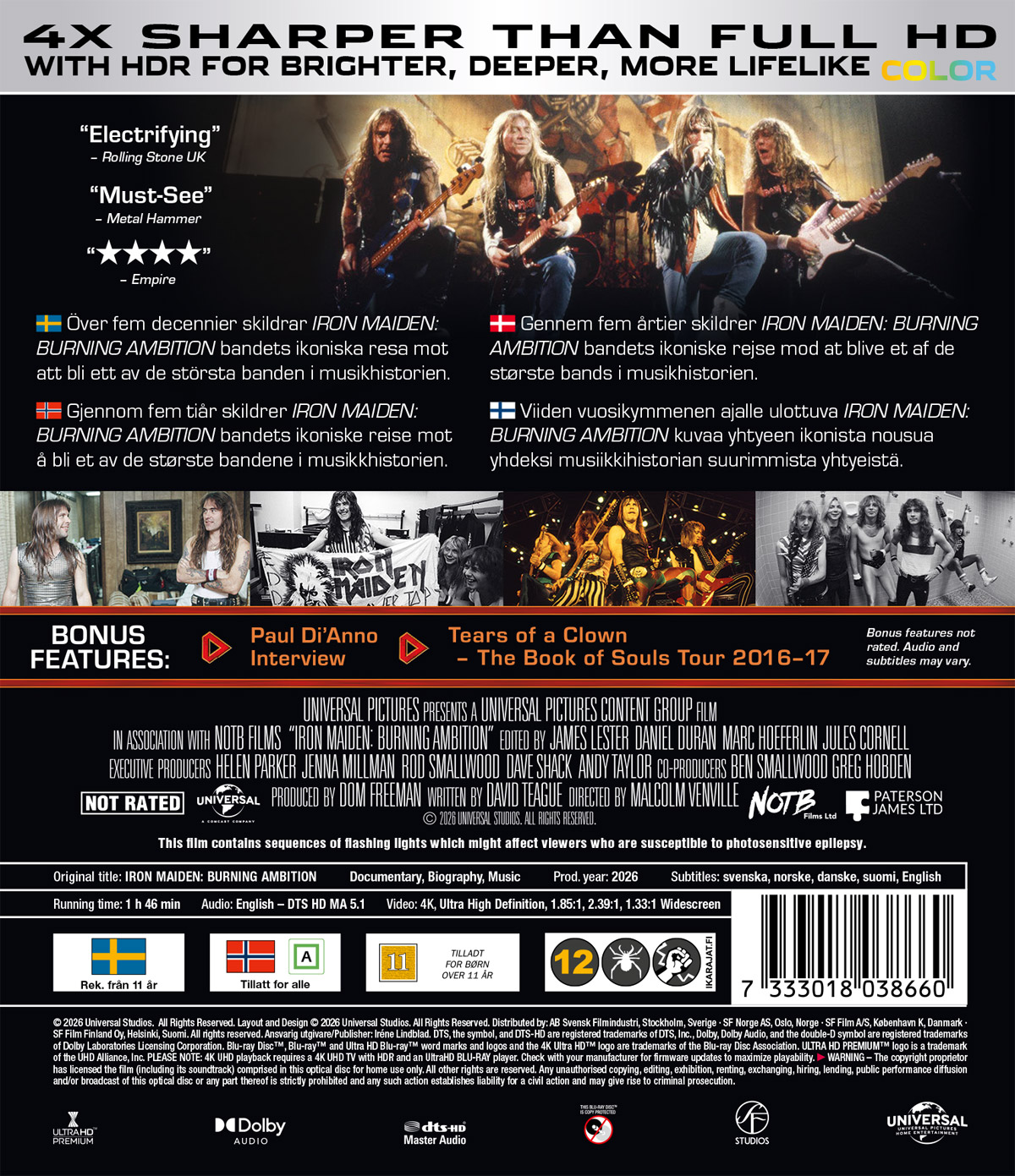 Iron Maiden: Burning Ambition (4K Ultra HD) - 2