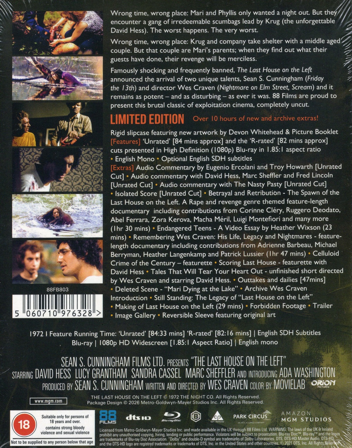 The Last House On the Left (Limited Edition) (ej svensk text) (Blu-ray) - 2