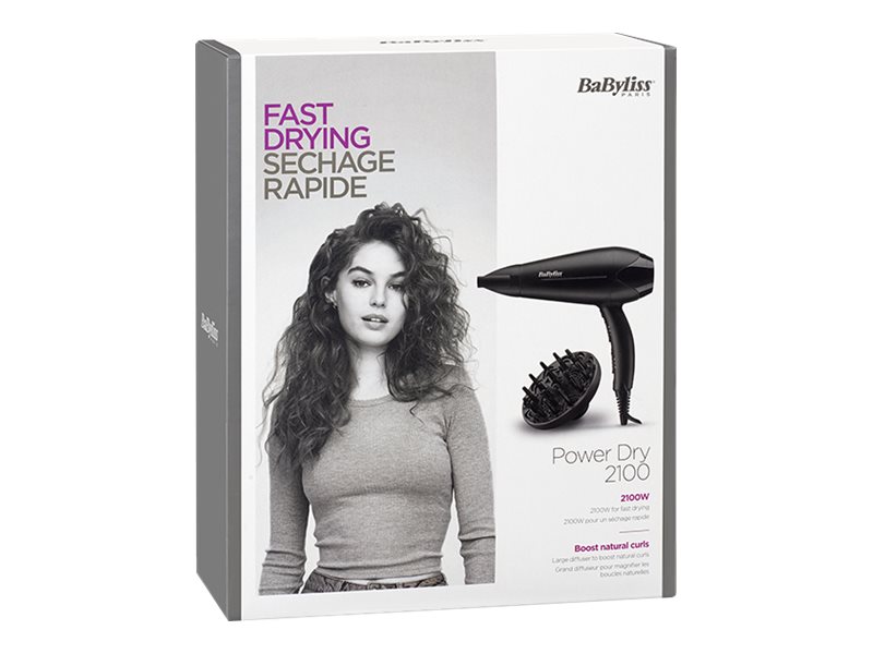 BaByliss Hårtork D563DE Power Dry 2100 - 2