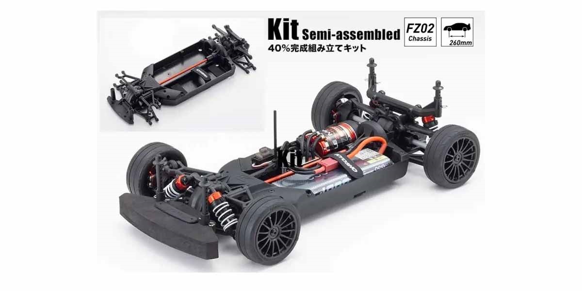 Kyosho 34461C Kyosho Fazer FZ02 1:10 Chassis Kit