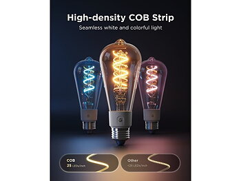 Govee Smart Edison Bulb E27, RGBWW LED L
