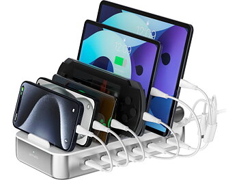 4smarts 100W laddningsstation (silver)