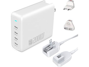 4smarts 200W 4 USB-C Travel Edition vägg