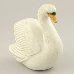 リサラーソン 白鳥 スワン　Swan  Jie Keramik社 (WWF) 1990年  14cm (3)