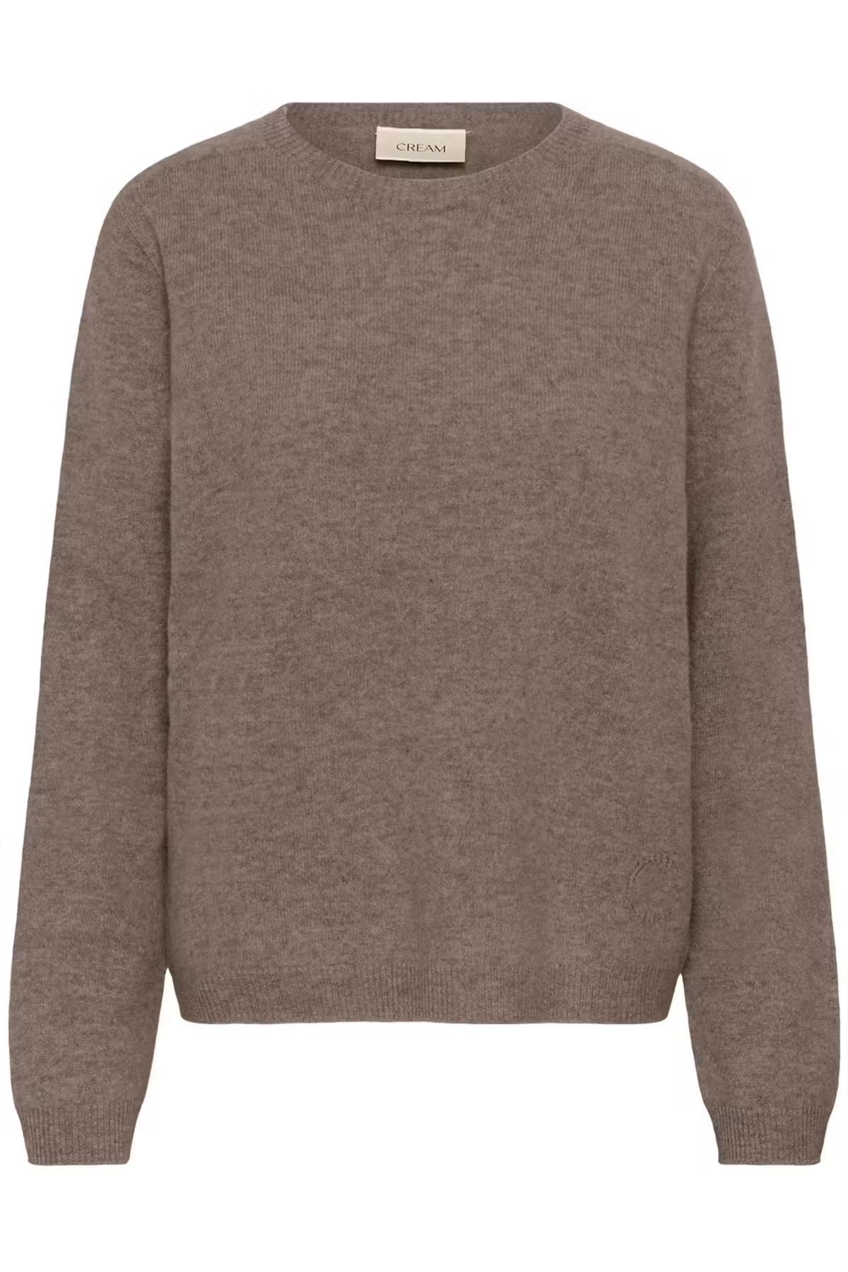 Cream Mela Knit Pullover Mahogany Rose  Melange - 5