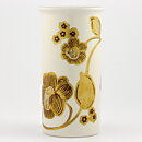 Veikko Roininen (1982) Limited White Vase with Golden Flower Decor 18 cm