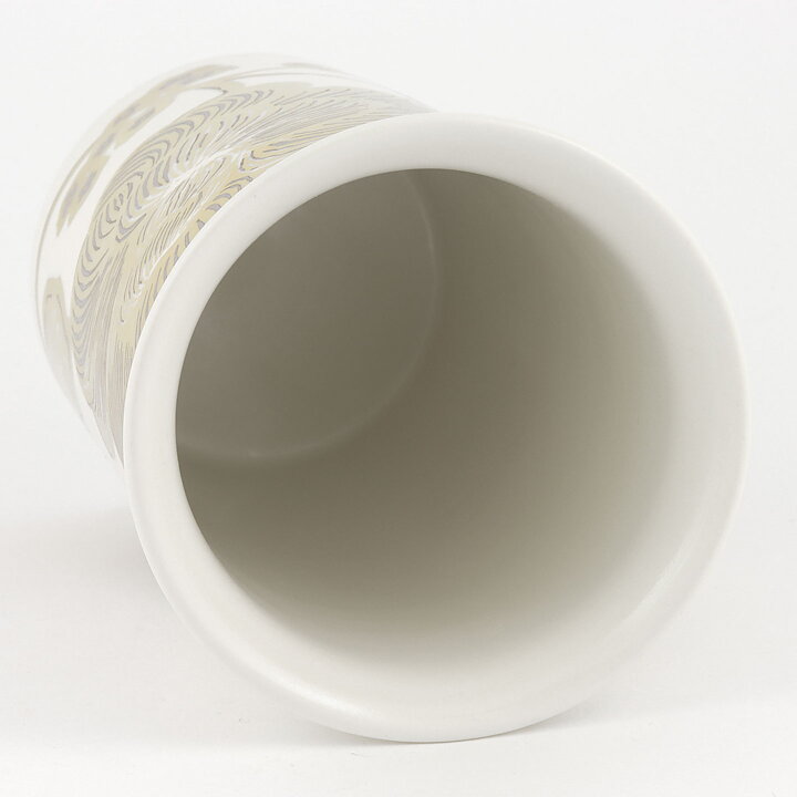 Veikko Roininen (1982) Limited White Vase with Golden Flower Decor 18 cm