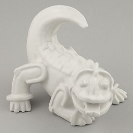 Wilhelm Kåge (1940s) White Dragon Puppy 13/9 cm
