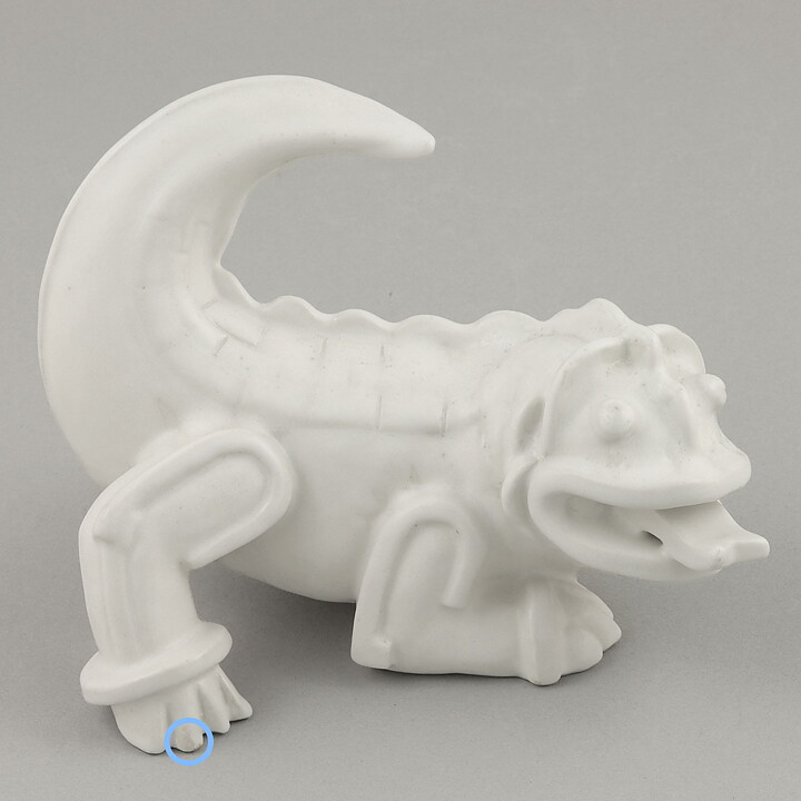Wilhelm Kåge (1940s) White Dragon Puppy 13/9 cm