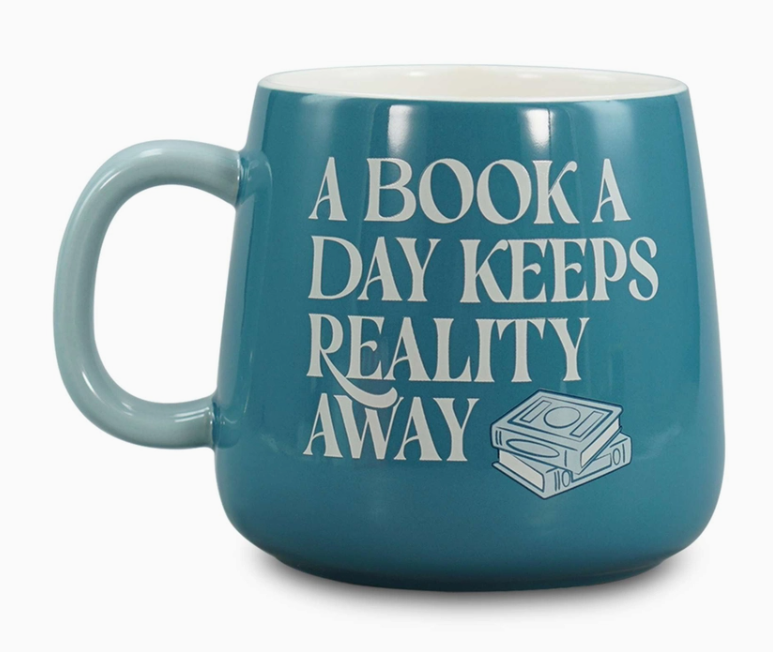 Pulteney Press : A Book a Day Keeps Reality Away  - Mugg Barrel 370 ml