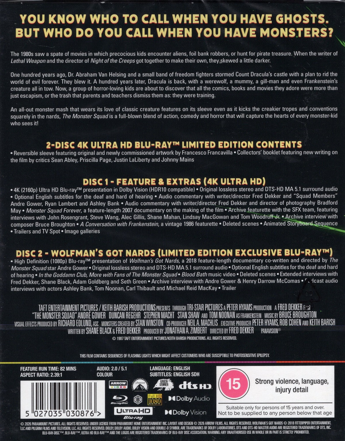 The Monster Squad (ej svensk text) (Limited Edition) (4K Ultra HD) - 2