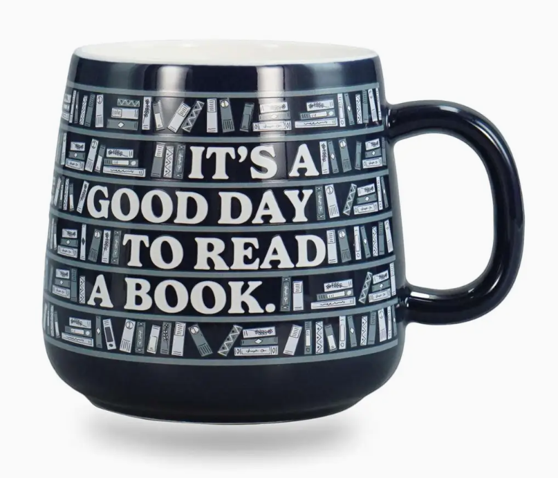Pulteney Press : It's a Good Day to Read a Book  - Mugg Barrel 370 ml