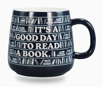 Pulteney Press : It's a Good Day to Read a Book  - Mugg Barrel 370 ml