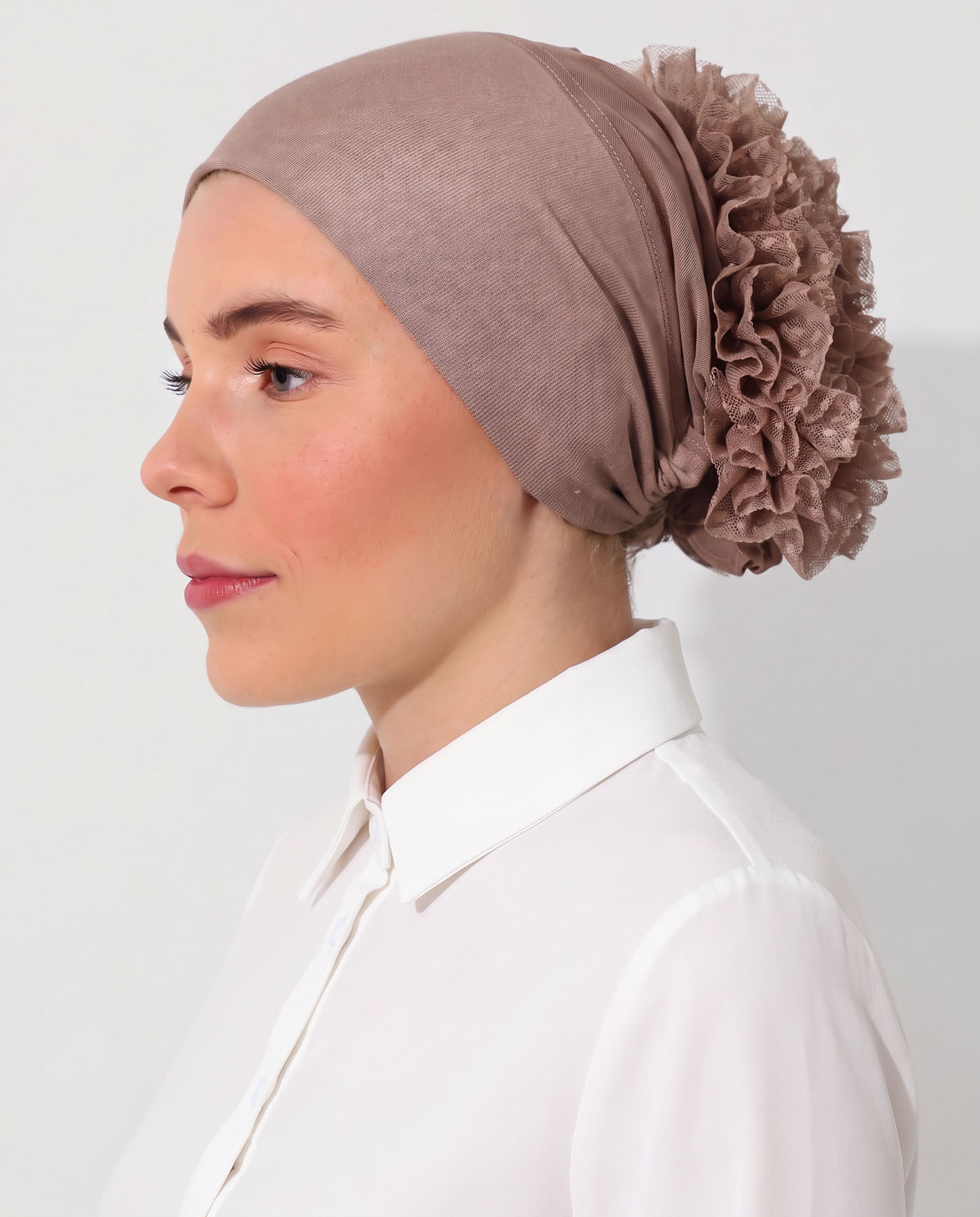 Justerbar Undersjal med Silikon och Puff - Brun - 4
