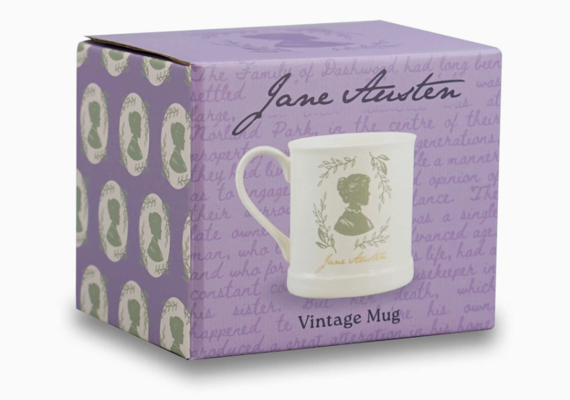 Pulteney Press : Jane Austen "But indeed I would rather have nothing but tea"   - Mugg 375 ml - 3