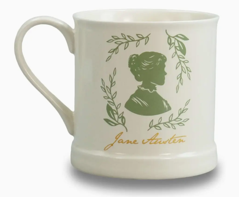 Pulteney Press : Jane Austen "But indeed I would rather have nothing but tea"   - Mugg 375 ml