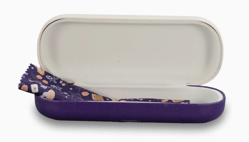Pulteney Press : Jane Austen "There is no Enjoyment like Reading"   - Glasögonfodral med matchande putsduk - 2