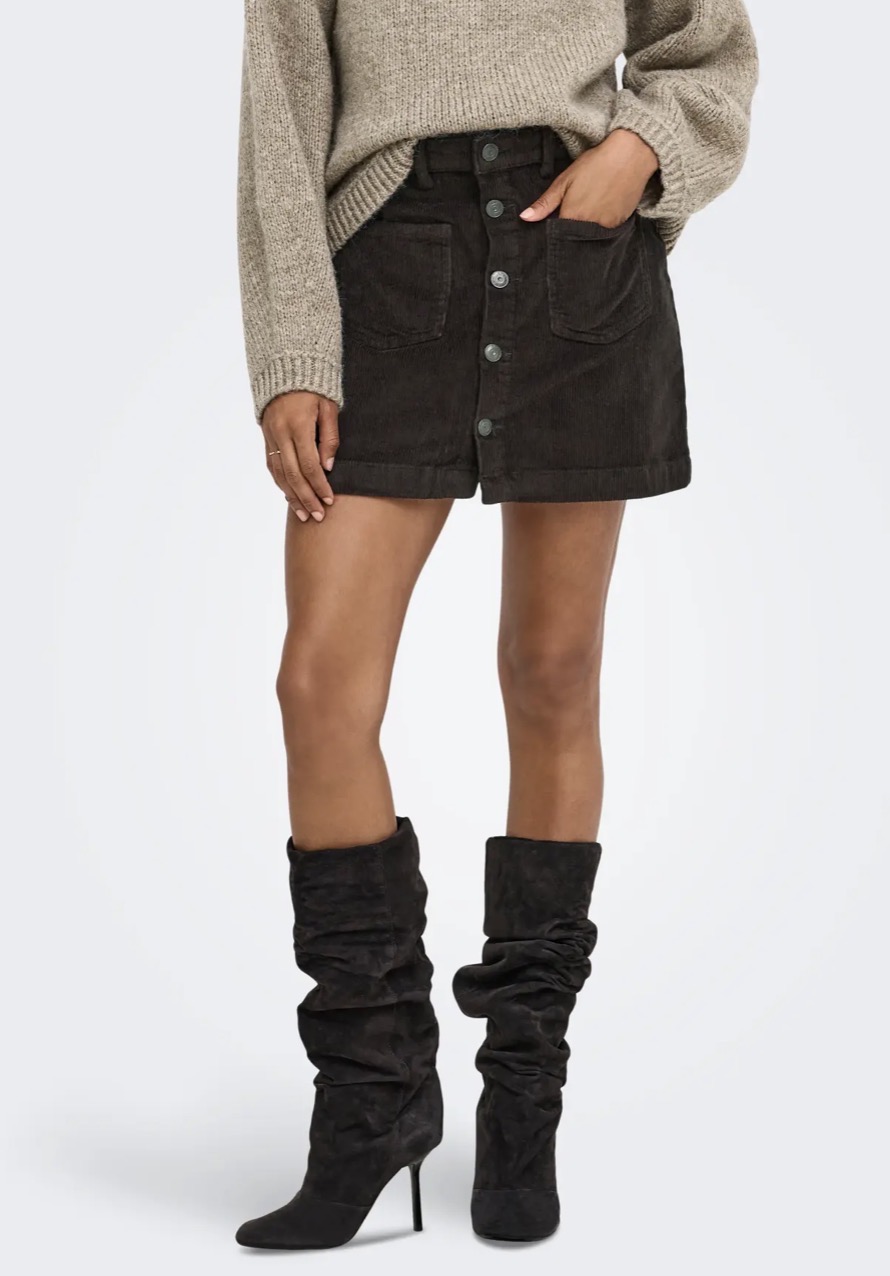 Only Amazing  Global Skirt Black Coffee - 3