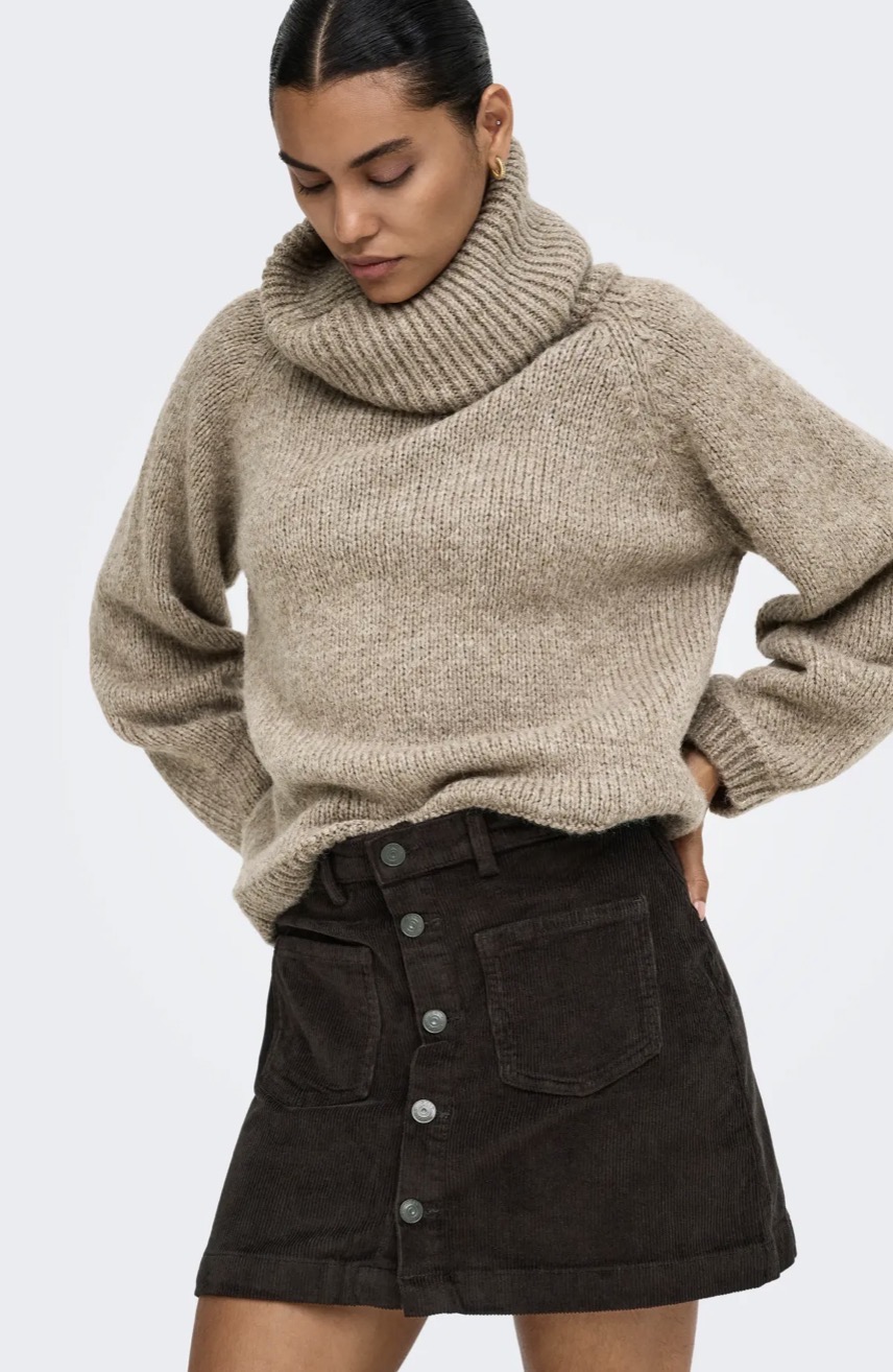 Only Amazing  Global Skirt Black Coffee