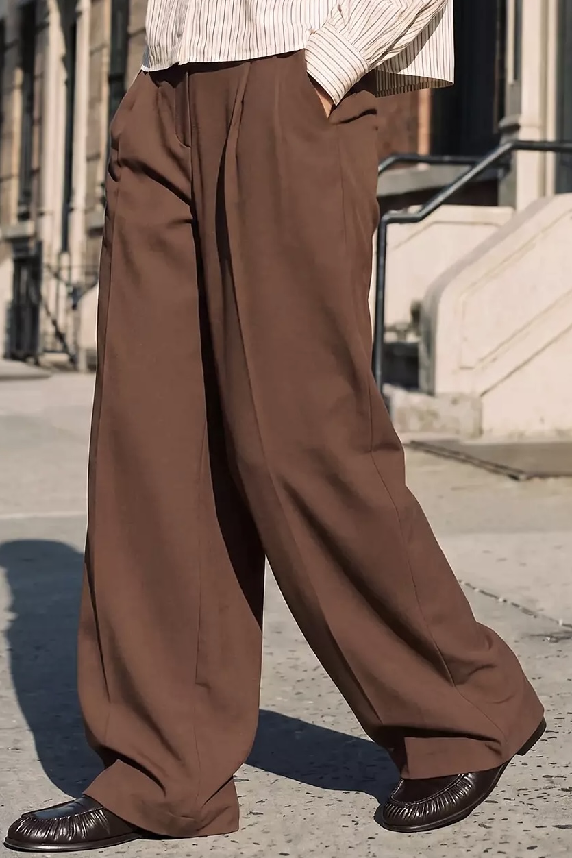 Leveté Room -Peeta 2 Trousers Fondue Fudge