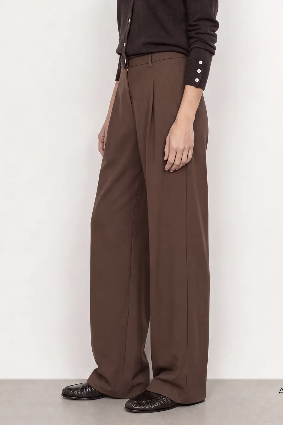 Leveté Room -Peeta 2 Trousers Fondue Fudge - 3