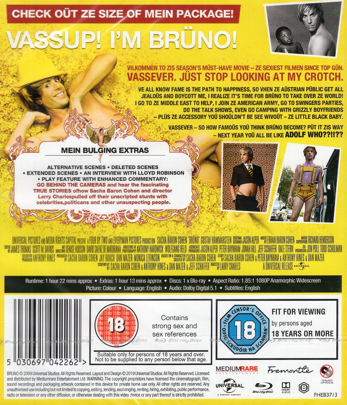 Brüno (ej svensk text) (Blu-ray) - 2