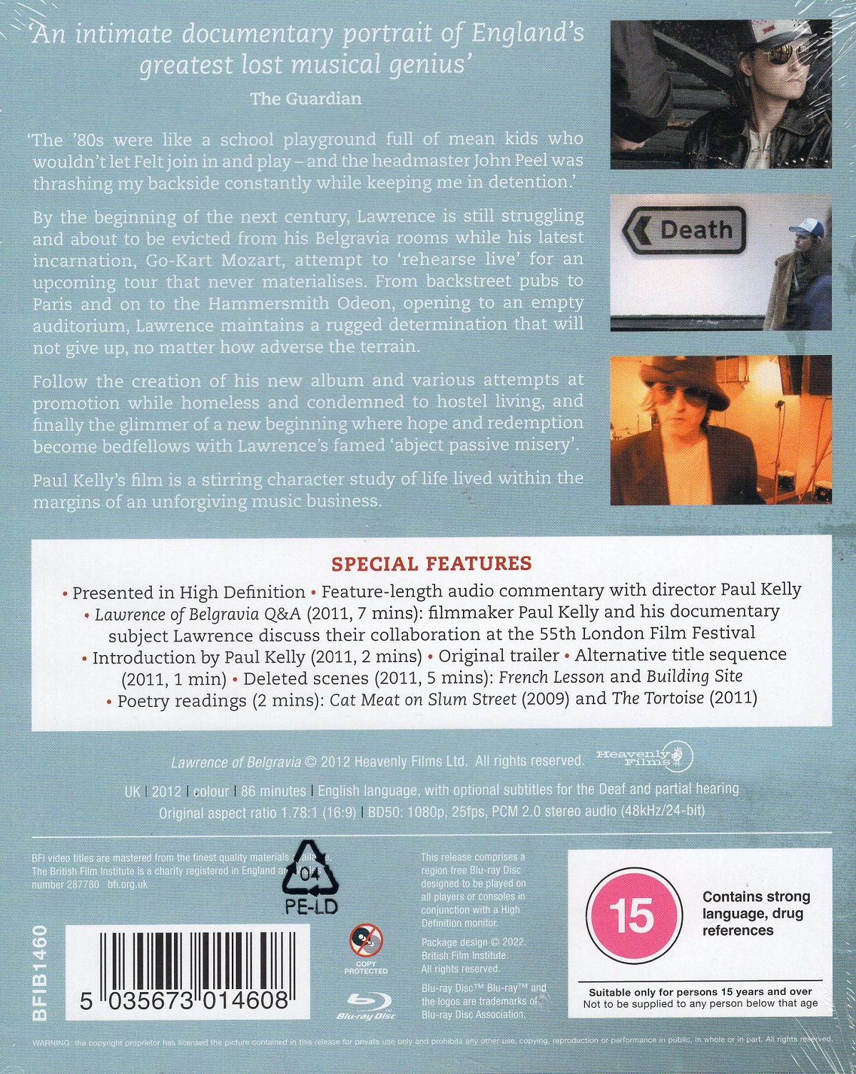 Lawrence of Belgravia (ej svensk text) (Blu-ray) - 2