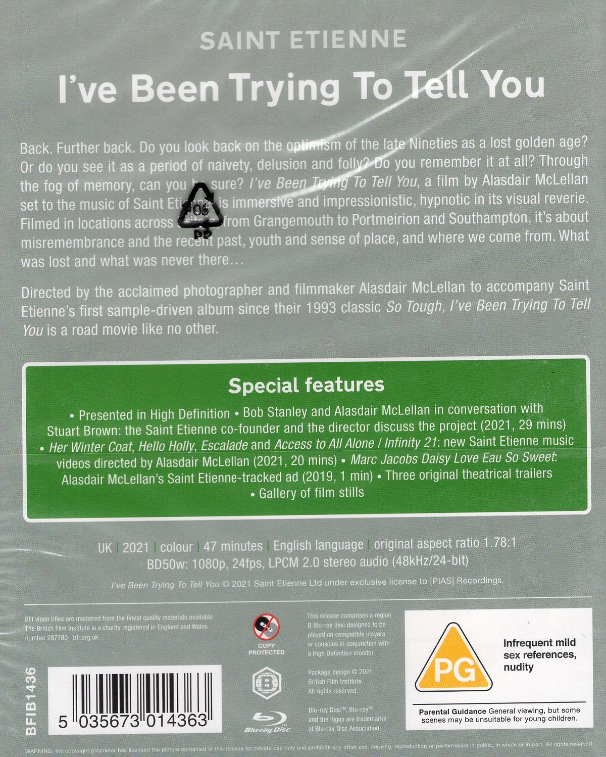 Saint Etienne: I've Been Trying to Tell You (ej svensk text) (Blu-ray) - 2