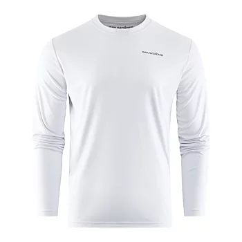Grundéns Fish Fearlessly LS Tech Tee Grey Mist - UPF 50 Sun protection