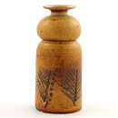 Lisa Larson (1981) Unique Yellow Vase with with Relief Decor 19 cm