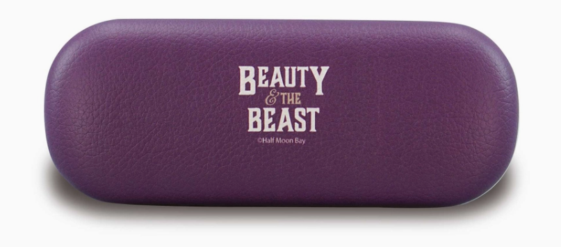 Pulteney Press : Beauty and the Beast "She spent the Greatest Part of Her Time in Reading Good Books"   - Glasögonfodral med matchande putsduk - 4