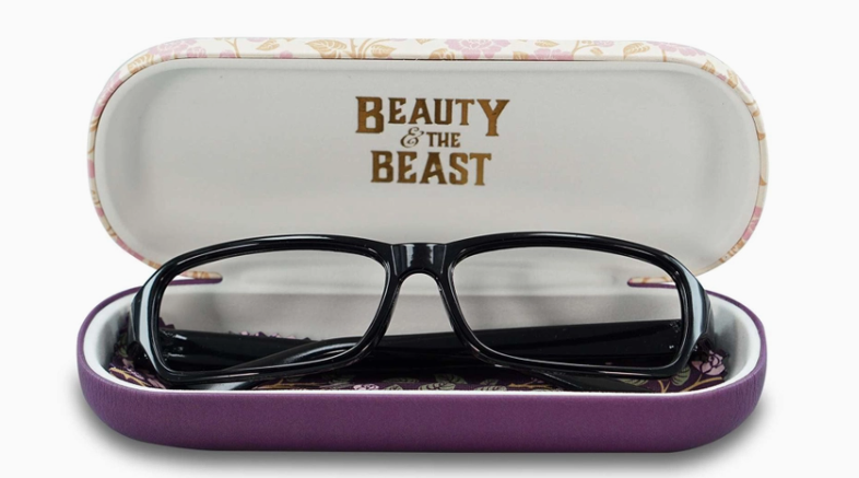 Pulteney Press : Beauty and the Beast "She spent the Greatest Part of Her Time in Reading Good Books"   - Glasögonfodral med matchande putsduk - 2