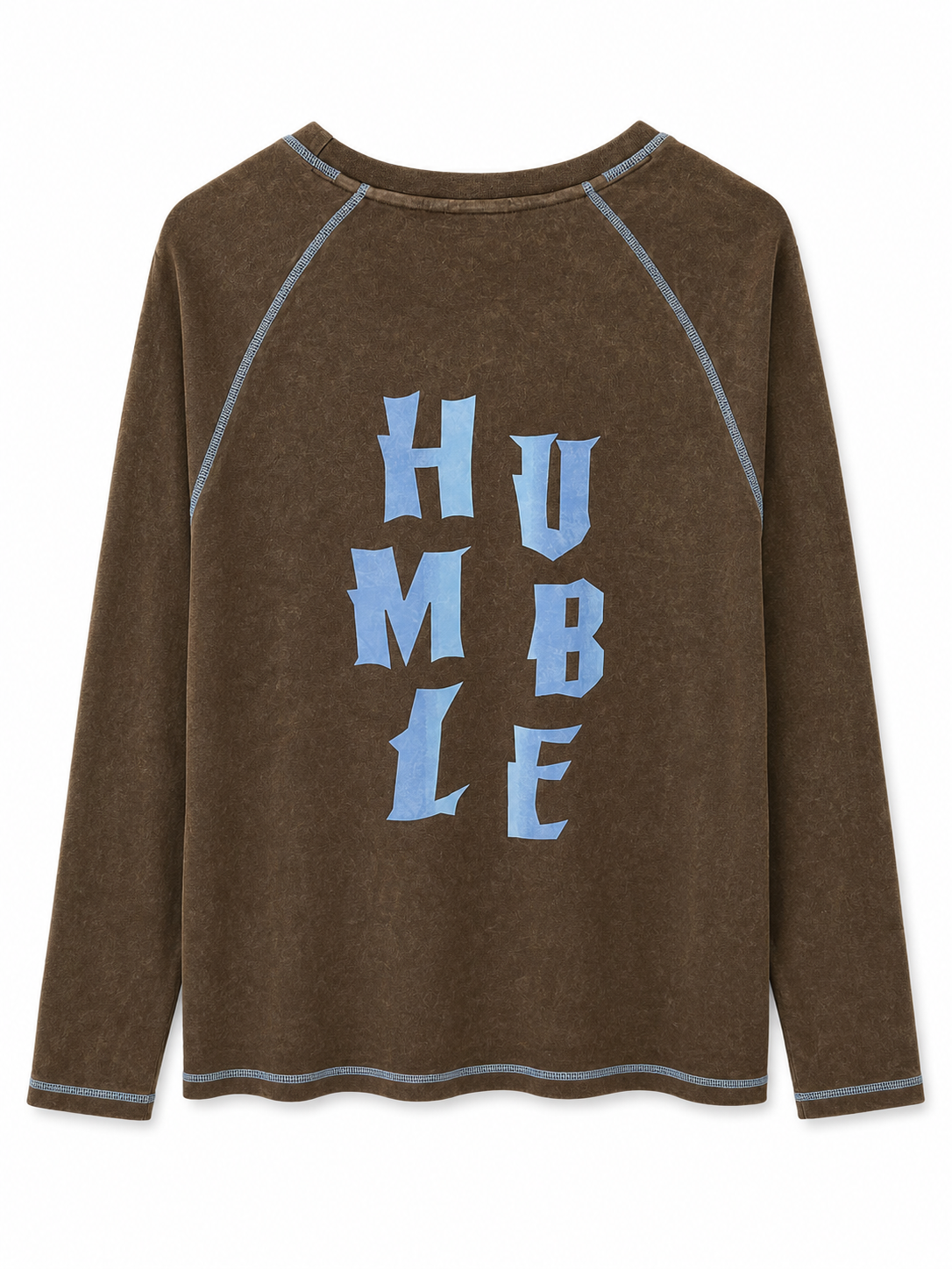 Tee Humble brown/blue - 4