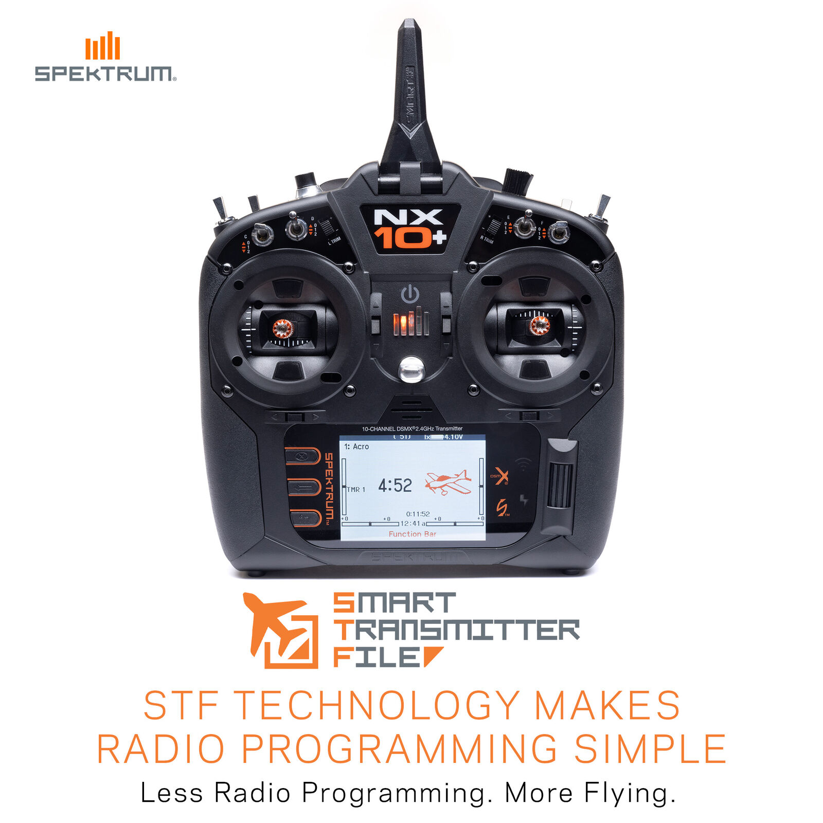 Spektrum SPMR10120EUA NX10+ 20-Channel DSMX Transmitter Only - 11