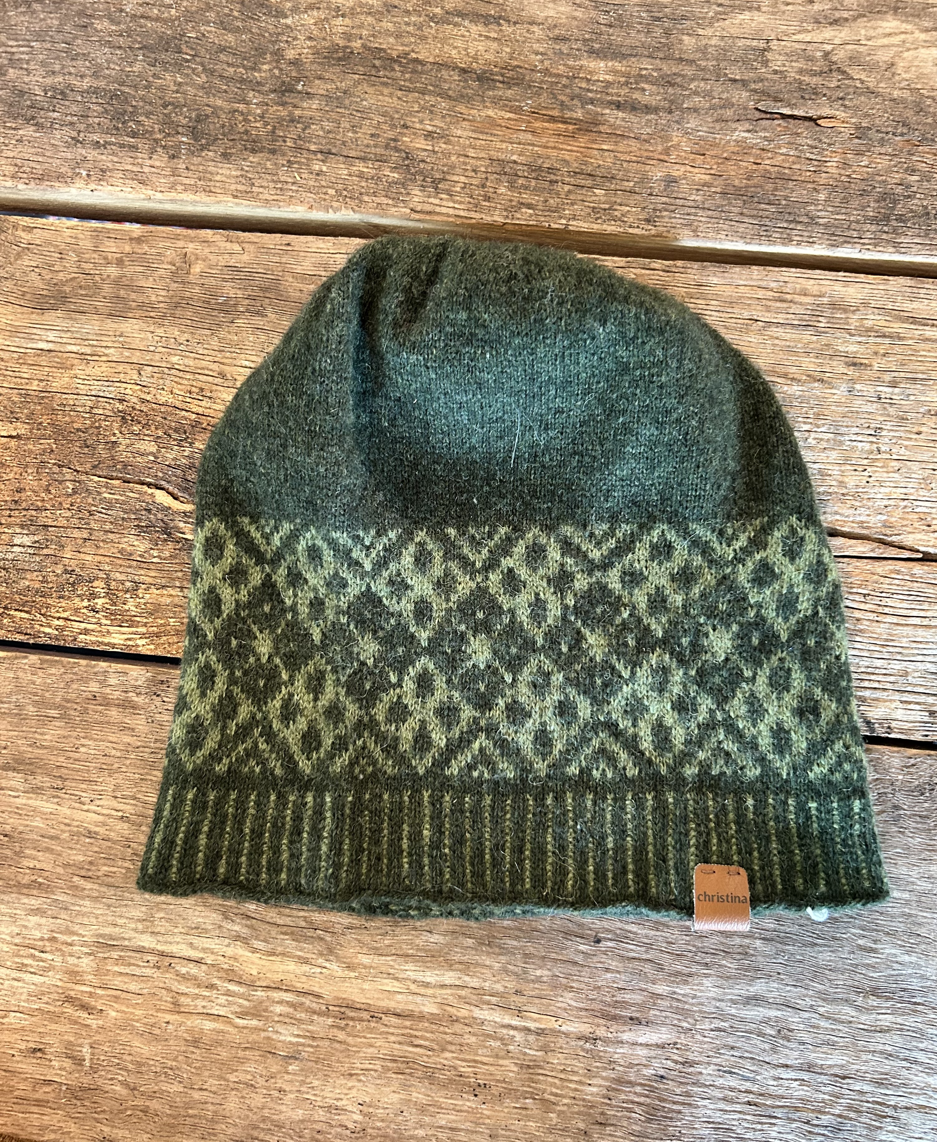 100% wool hat