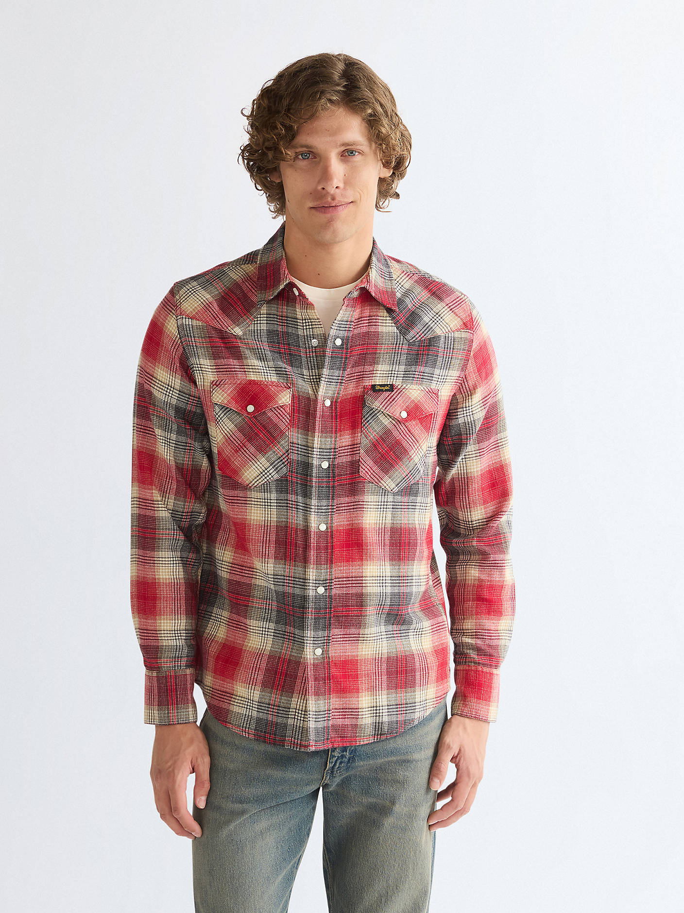 wrangler western shirt chili pepper - 2