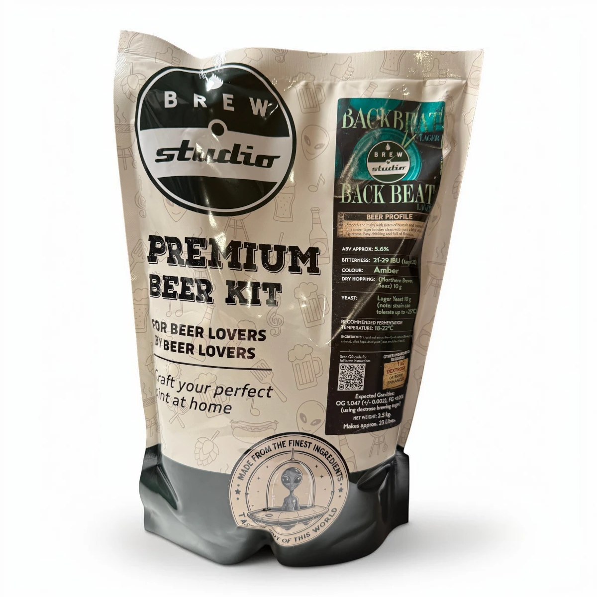 Brew Studio Backbeat Lager - 23 L Ölsats