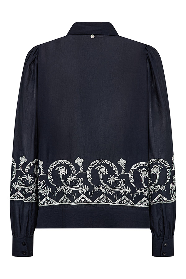 MMSilca Lino Shirt Salute Navy - 4