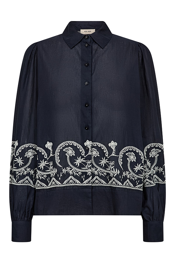 MMSilca Lino Shirt Salute Navy - 3