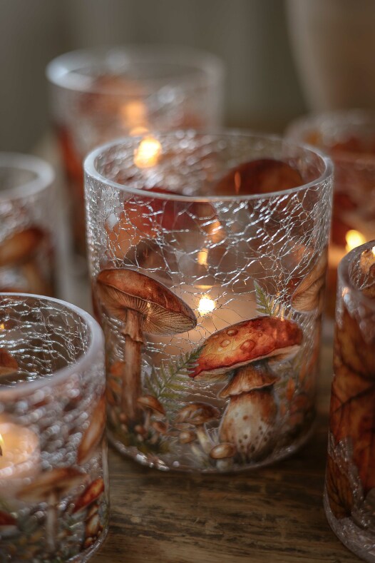 Majas Lykta Autumn Forest Mushrooms Stor - 2
