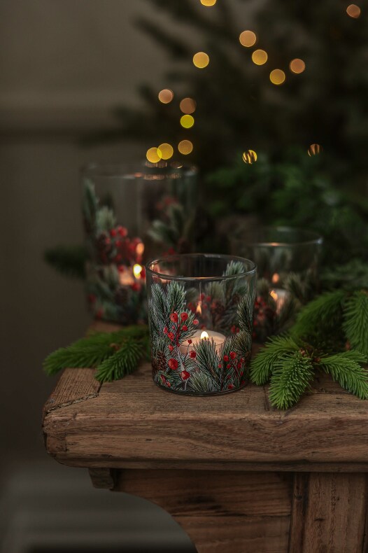 Majas Lykta Winter Berries, lille - 2