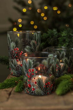 Majas Lykta Winter Berries, lille