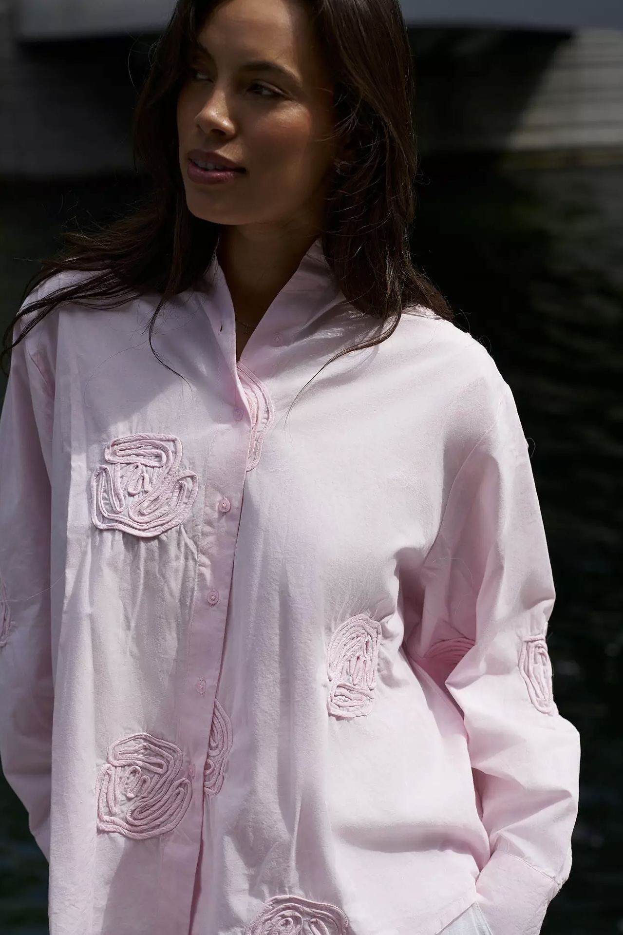Neo Noir - Dalma Dori Emb Shirt Light Pink - 6